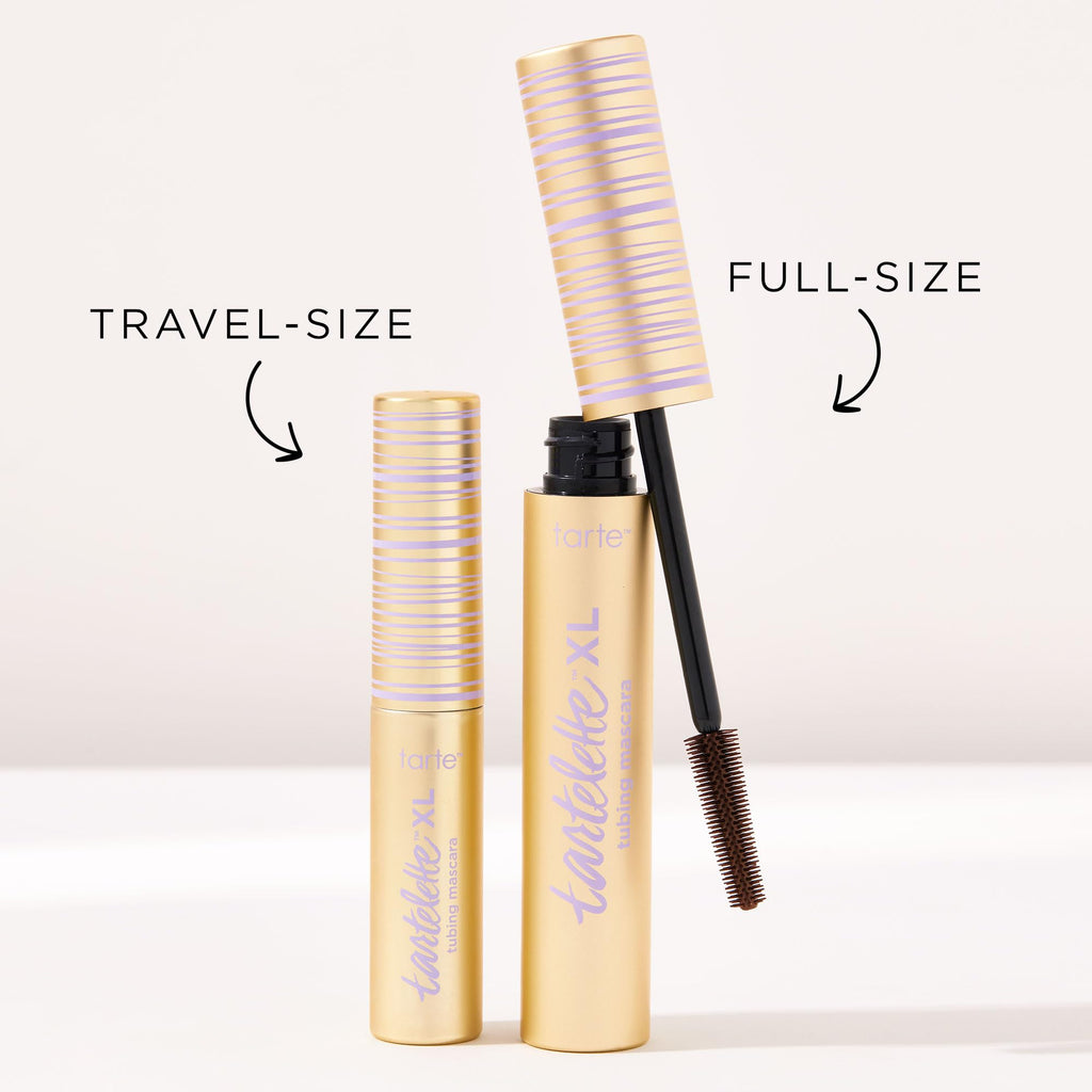 tarte tartelette XL tubing mascara – Lash Extensions in a Tube with Peptide, Extra-Bold Buildable Lifted Length & Volume, Smudge-Proof Longwear, Easy-to-Remove, Vegan & Cruelty-Free