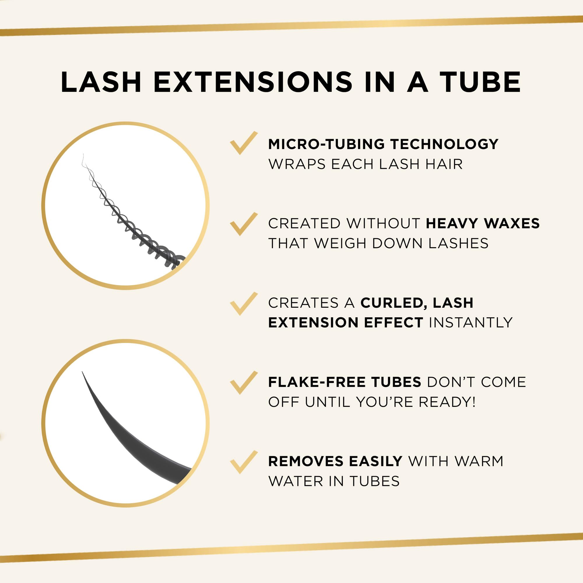 tarte tartelette XL tubing mascara – Lash Extensions in a Tube with Peptide, Extra-Bold Buildable Lifted Length & Volume, Smudge-Proof Longwear, Easy-to-Remove, Vegan & Cruelty-Free